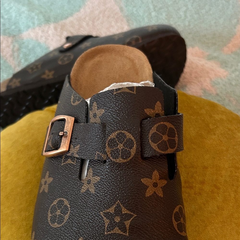Brown Monogram Clogs - image 11